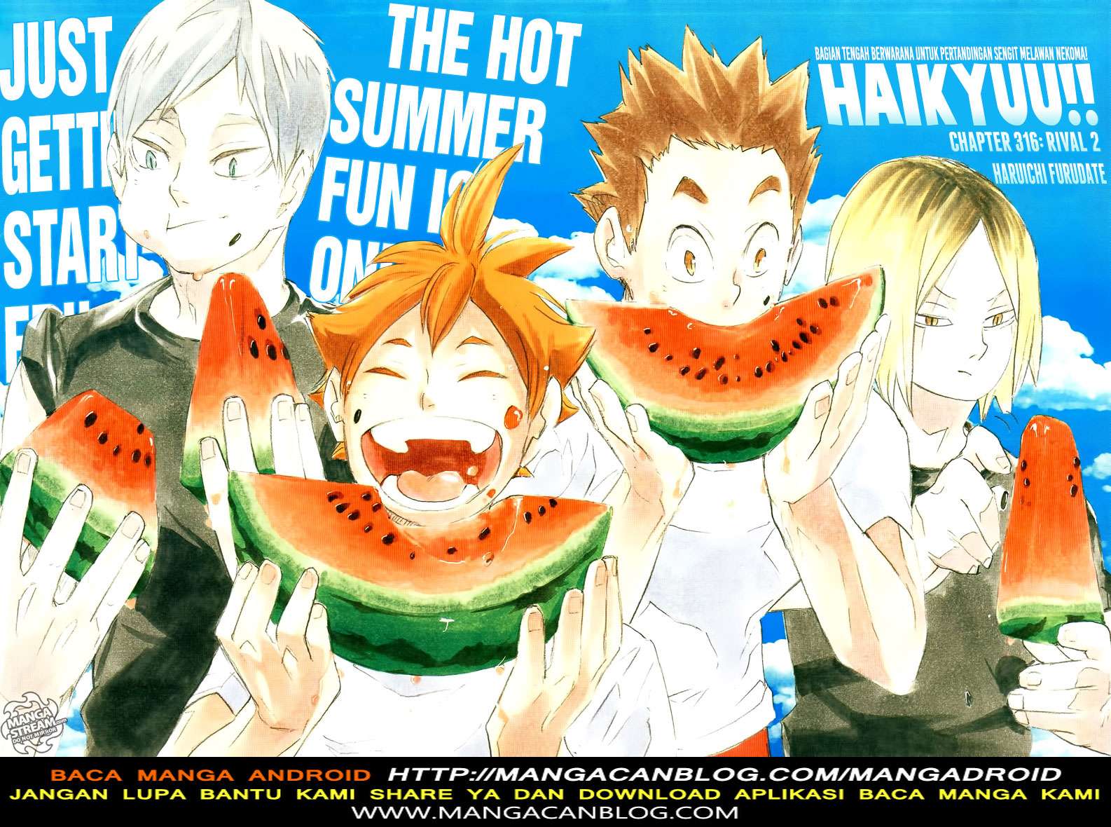 Baca Komik Haikyuu!! Chapter 316 Gambar 1