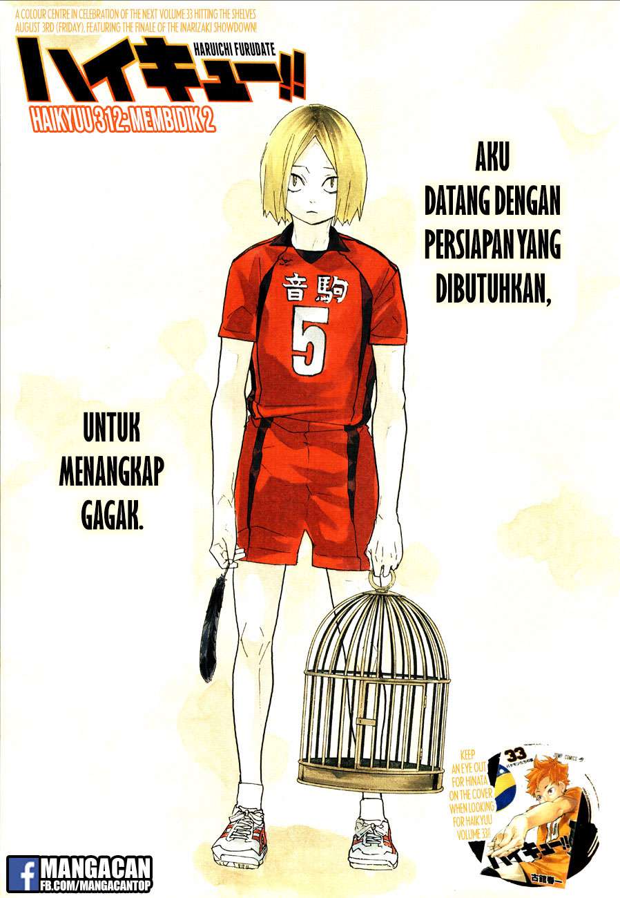 Baca Komik Haikyuu!! Chapter 312 Gambar 1