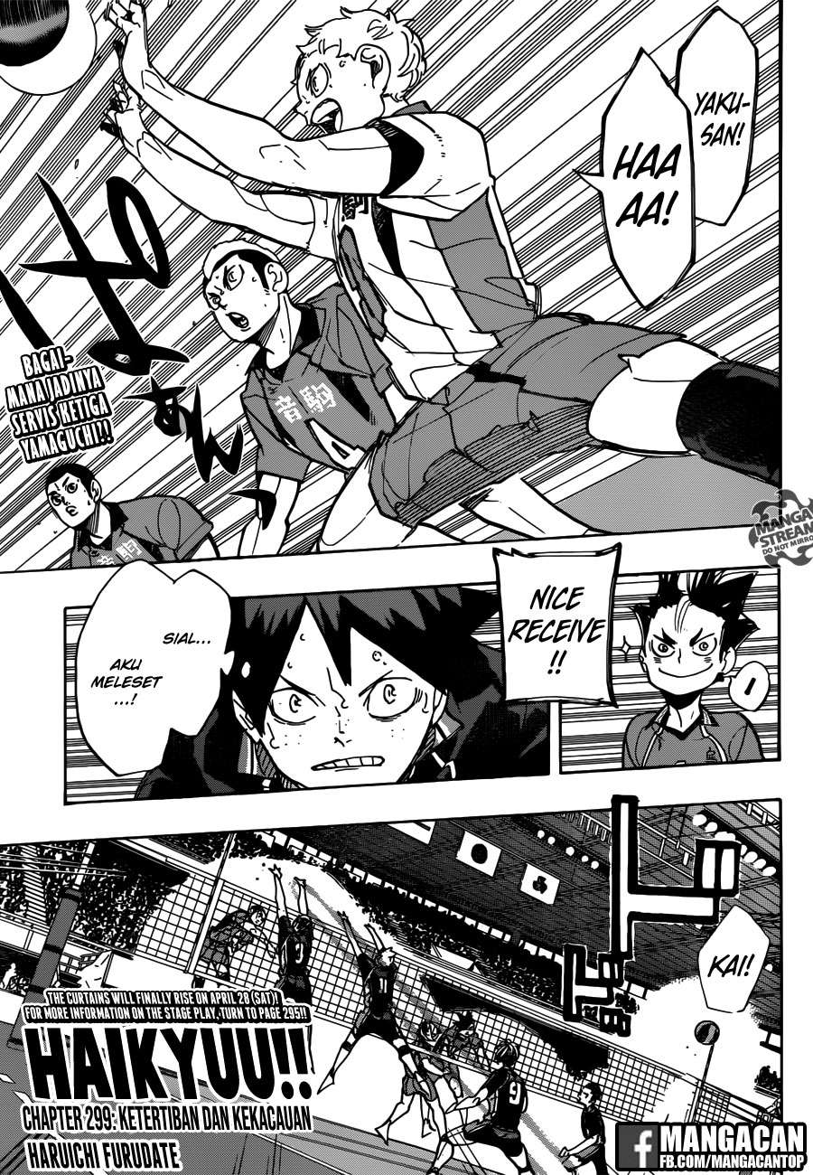 Baca Komik Haikyuu!! Chapter 299 Gambar 1