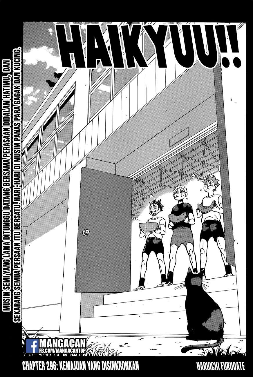 Baca Komik Haikyuu!! Chapter 296 Gambar 1
