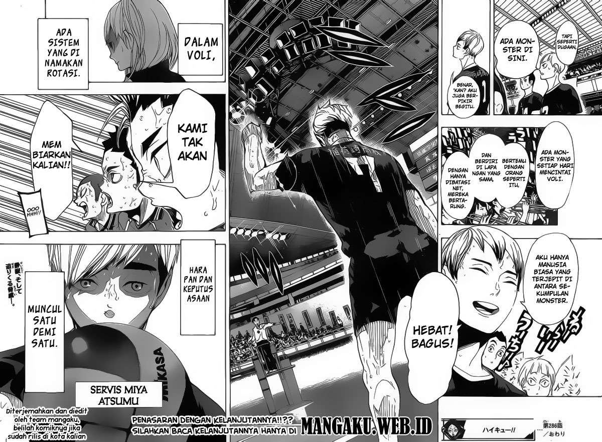 Haikyuu!! Chapter 286 Gambar 18