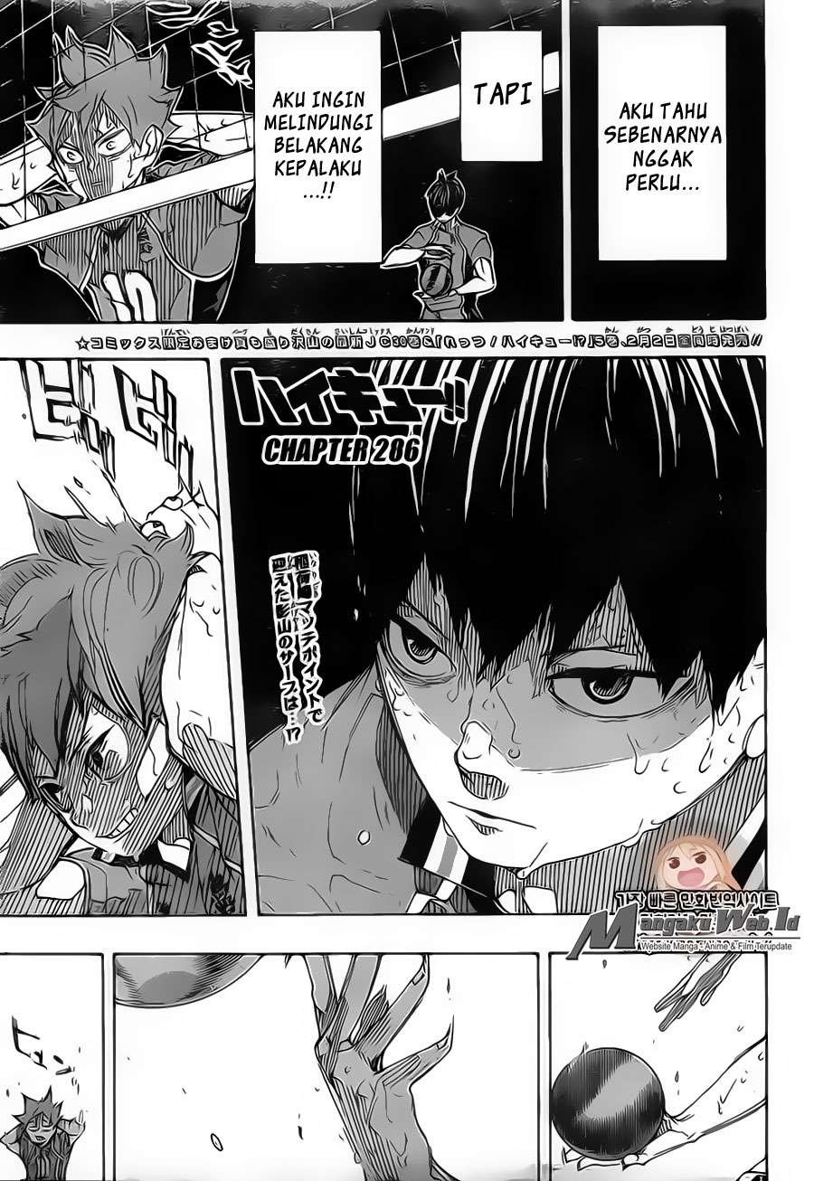 Baca Manga Haikyuu!! Chapter 286 Gambar 2
