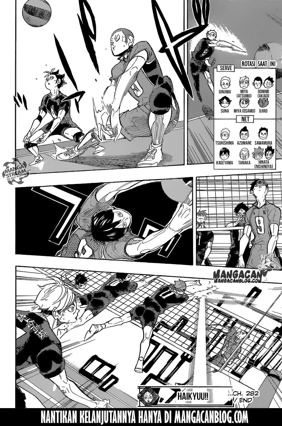 Haikyuu!! Chapter 282 Gambar 19