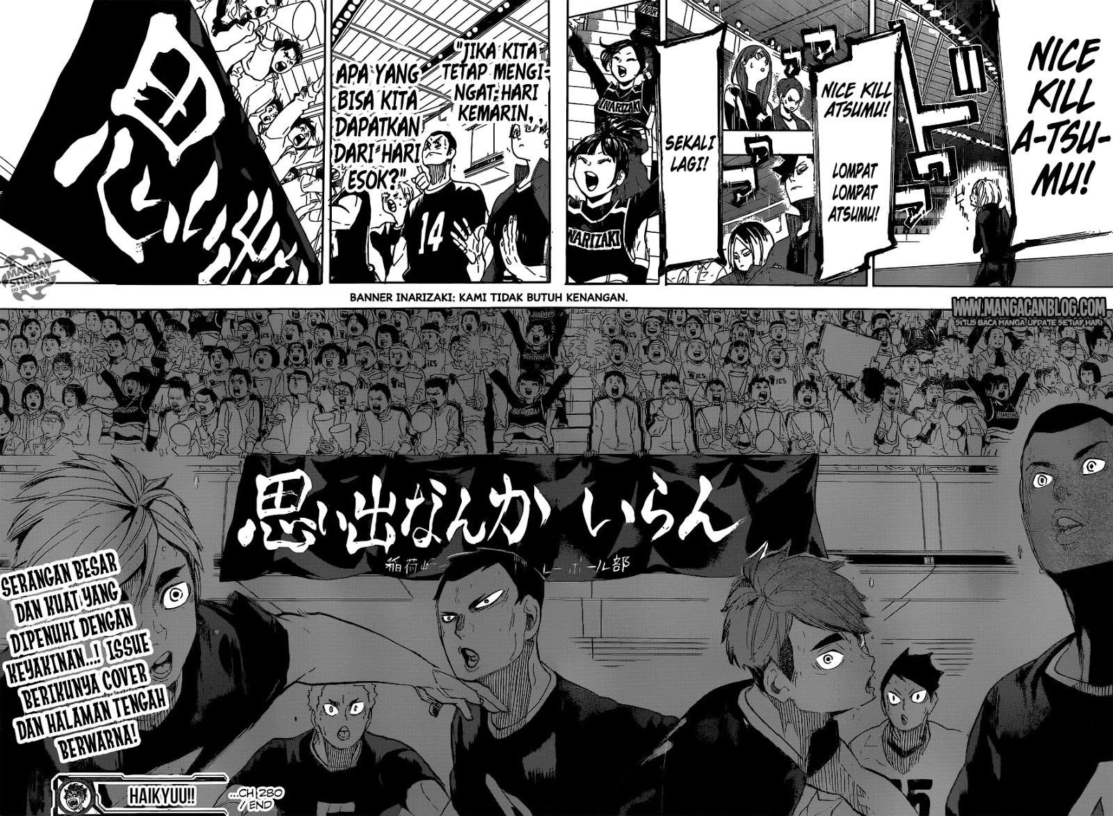 Haikyuu!! Chapter 280 Gambar 19