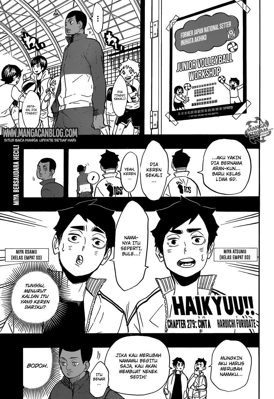 Baca Komik Haikyuu!! Chapter 279 Gambar 1