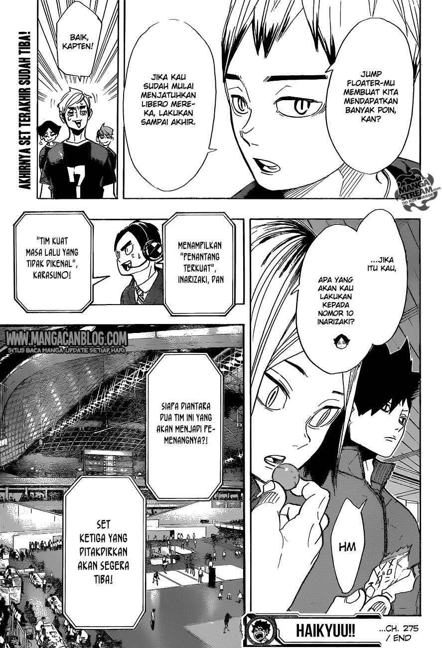 Haikyuu!! Chapter 275 Gambar 18