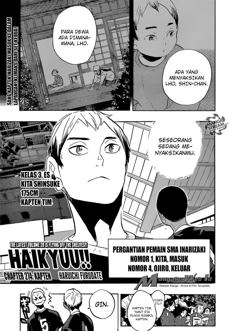 Baca Manga Haikyuu!! Chapter 274 Gambar 2