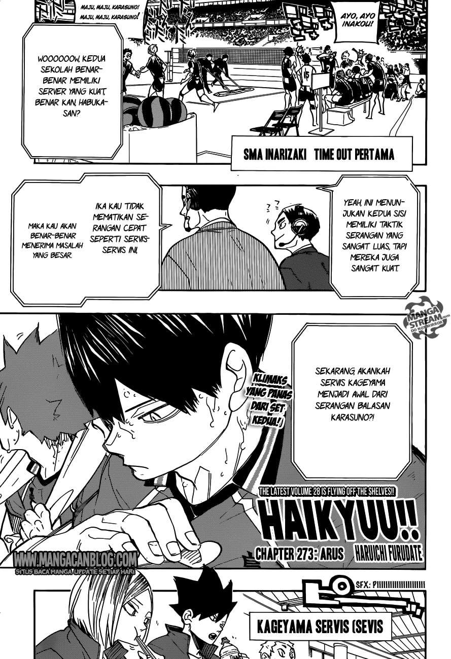 Baca Komik Haikyuu!! Chapter 273 Gambar 1
