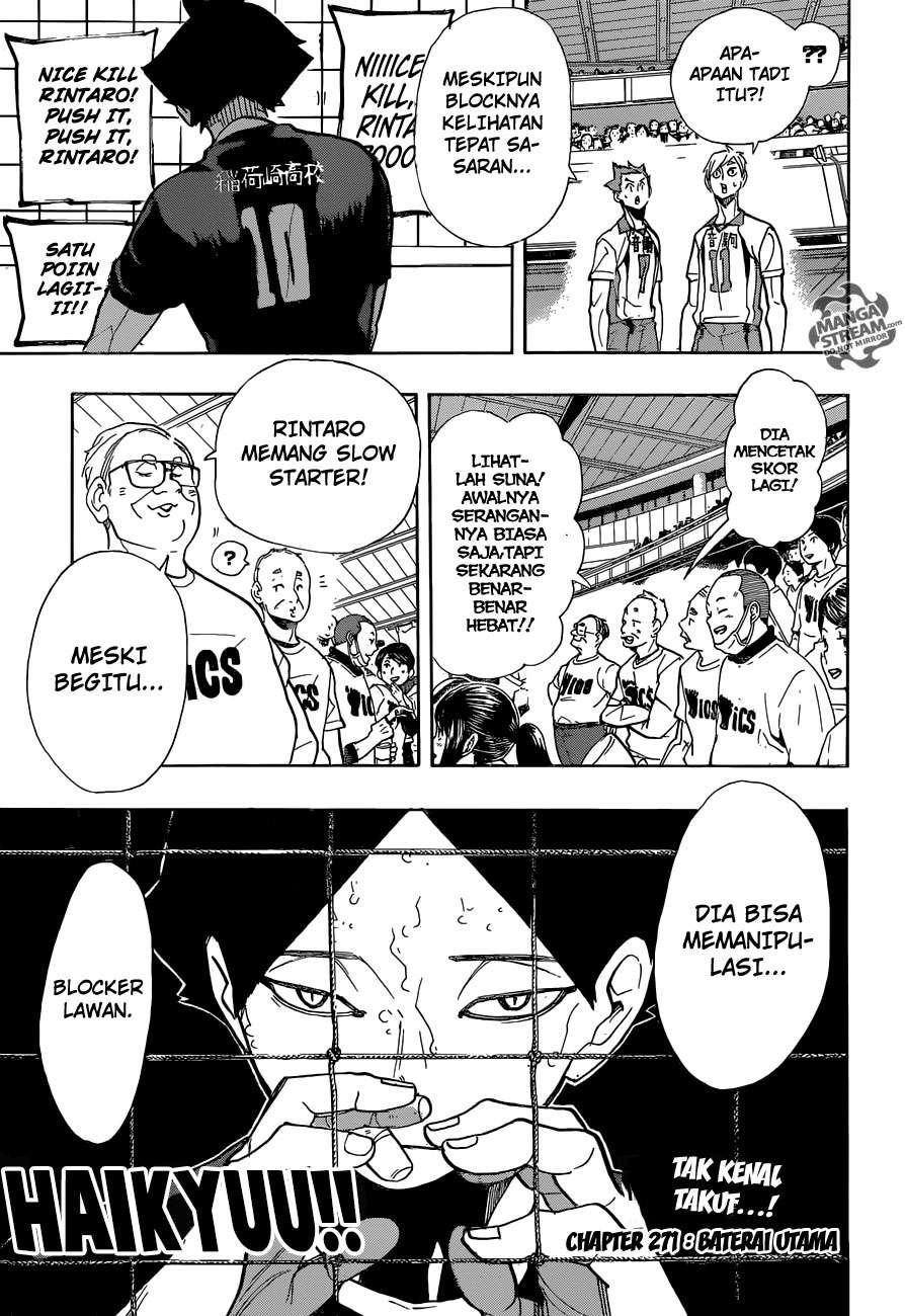 Baca Manga Haikyuu!! Chapter 271 Gambar 2