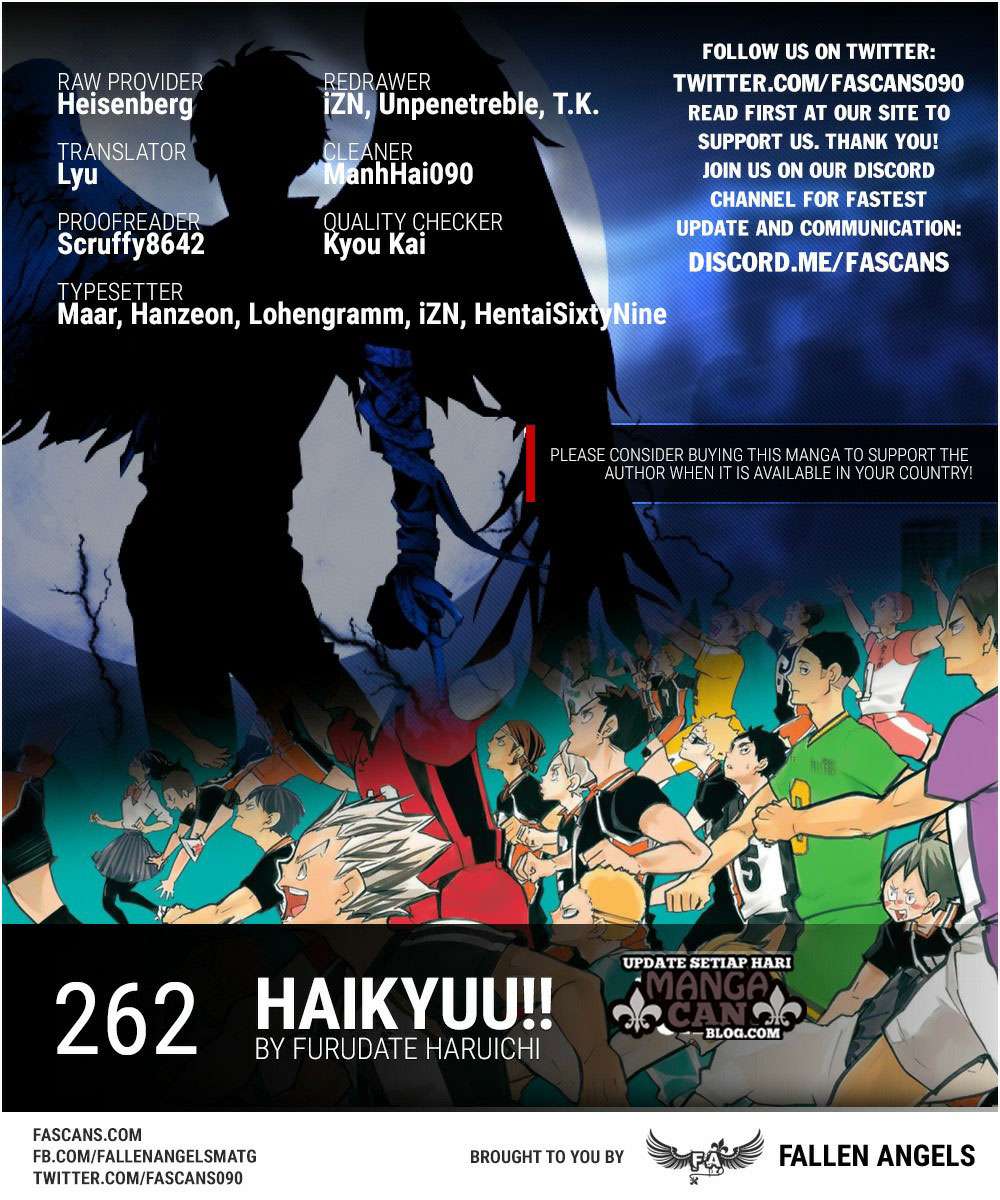 Baca Komik Haikyuu!! Chapter 262 Gambar 1