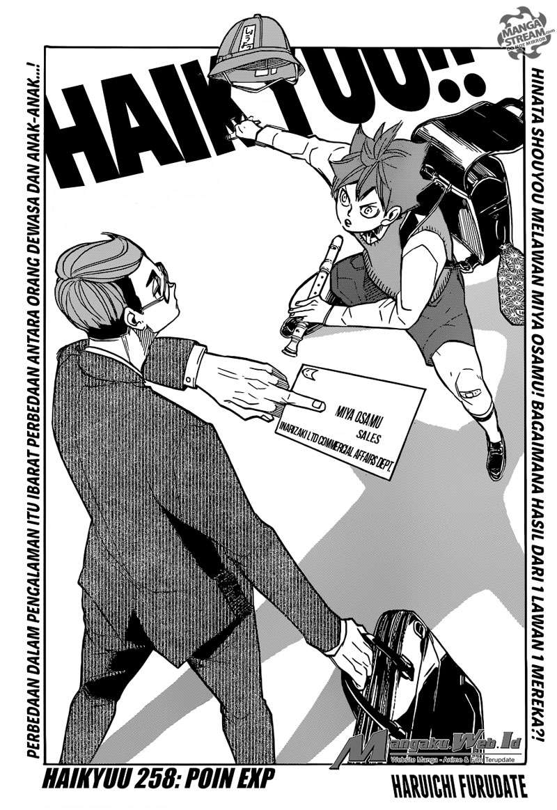 Baca Manga Haikyuu!! Chapter 258 Gambar 2