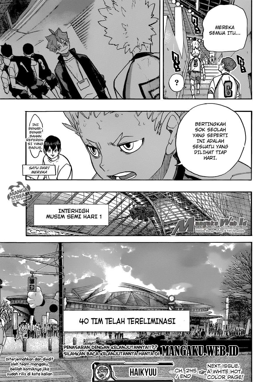 Haikyuu!! Chapter 245 Gambar 19