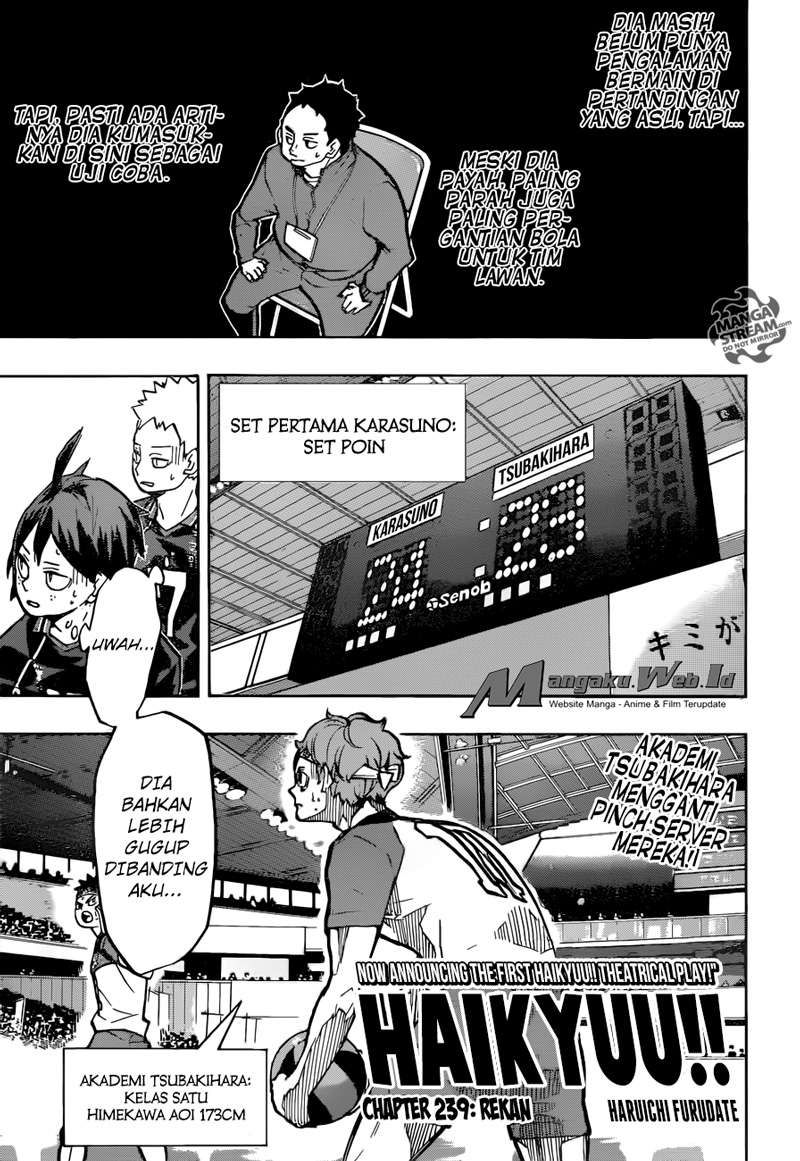 Baca Komik Haikyuu!! Chapter 239 Gambar 1