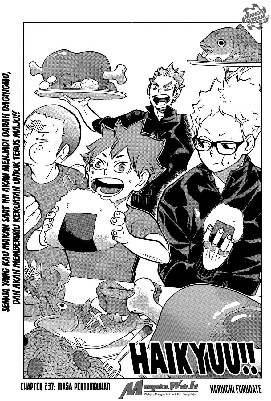 Baca Manga Haikyuu!! Chapter 237 Gambar 2