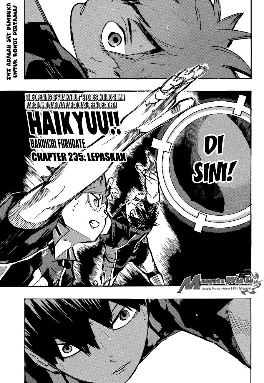 Baca Manga Haikyuu!! Chapter 235 Gambar 2