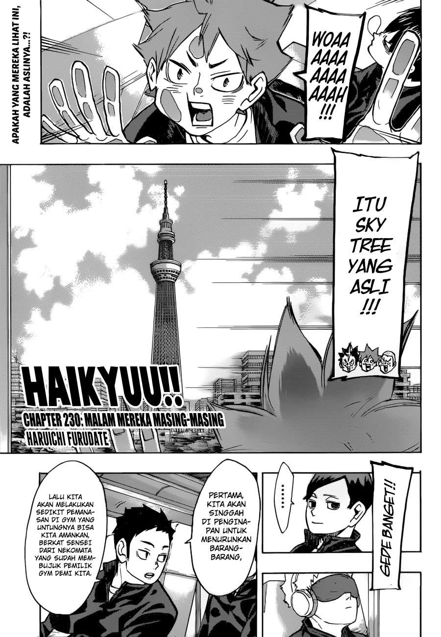 Baca Manga Haikyuu!! Chapter 230 Gambar 2