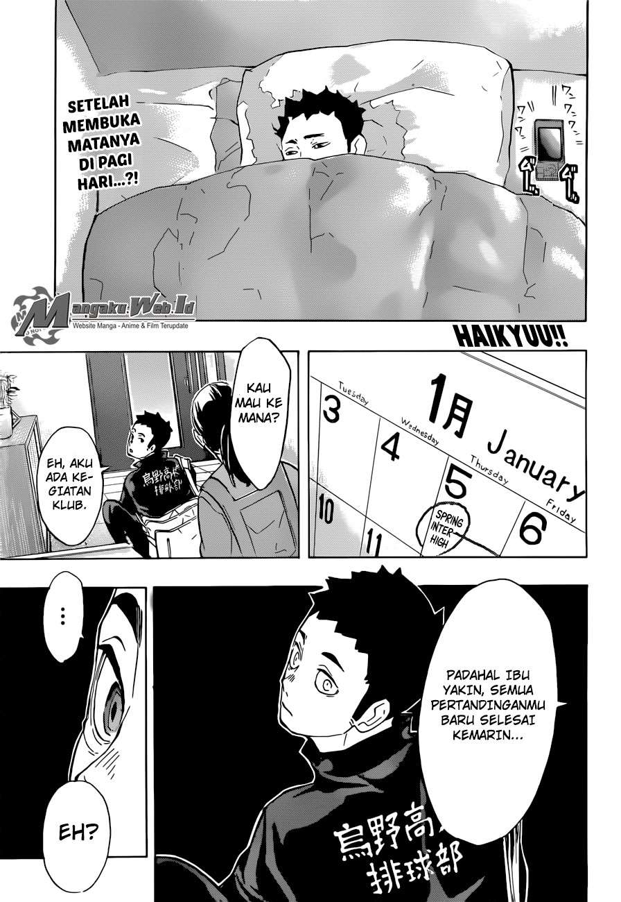 Baca Manga Haikyuu!! Chapter 229 Gambar 2