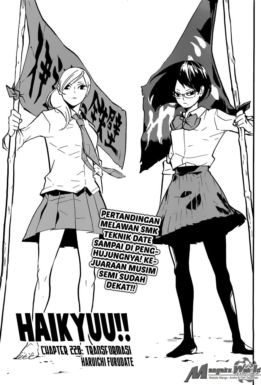 Baca Manga Haikyuu!! Chapter 228 Gambar 2