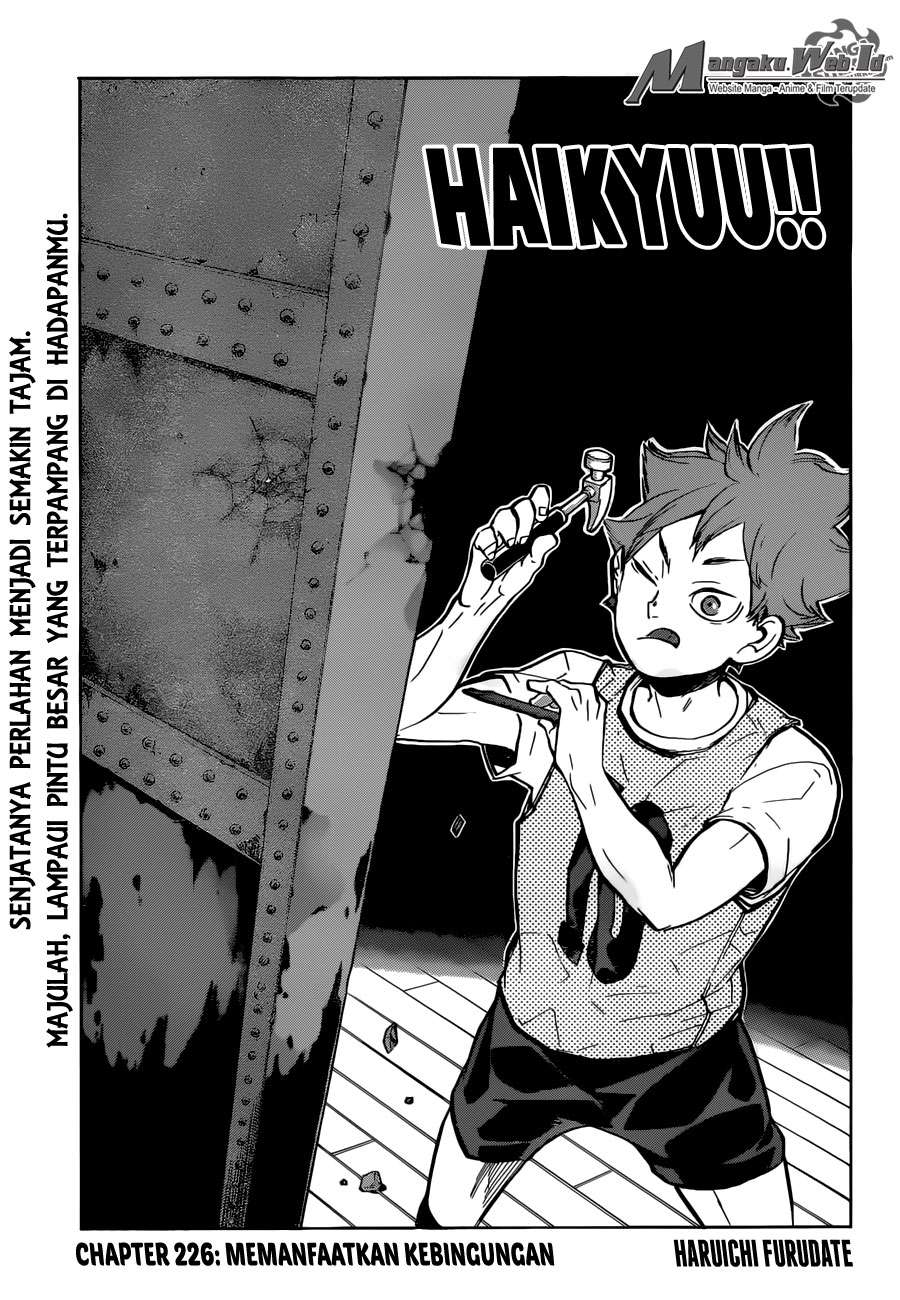 Baca Manga Haikyuu!! Chapter 226 Gambar 2