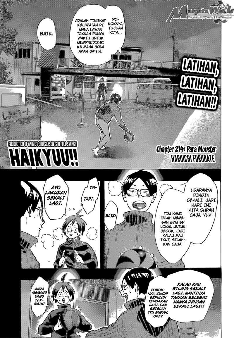 Baca Manga Haikyuu!! Chapter 214 Gambar 2