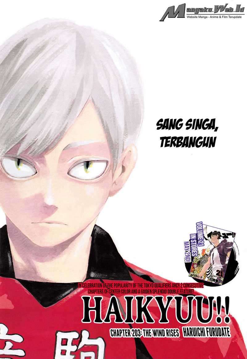 Baca Komik Haikyuu!! Chapter 203 Gambar 1