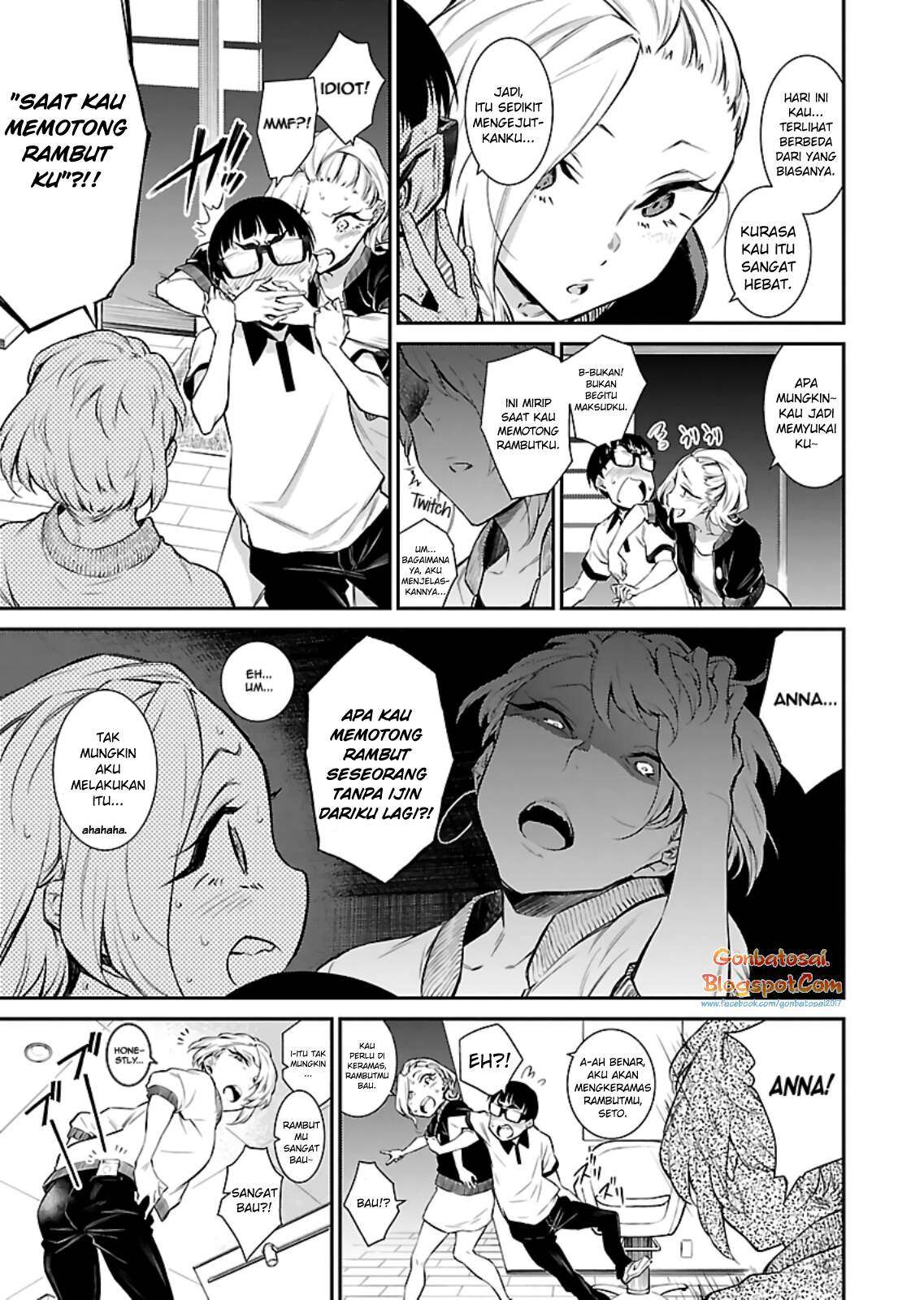 Yancha Gal no Anjou-san Chapter 17 Gambar 8
