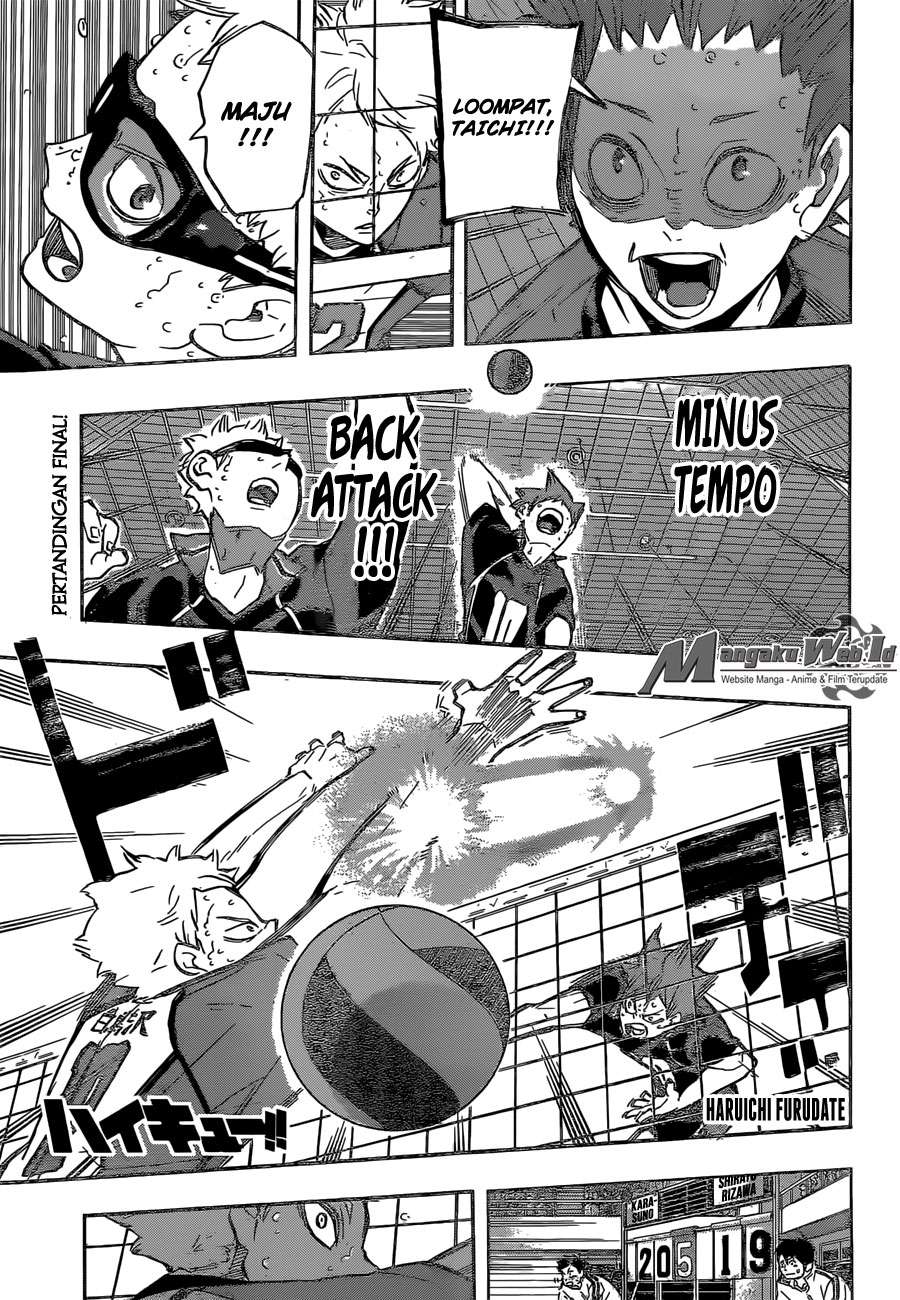Baca Manga Haikyuu!! Chapter 188 Gambar 2