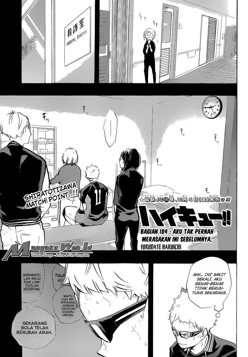 Baca Manga Haikyuu!! Chapter 184 Gambar 2