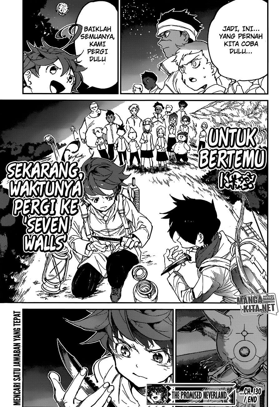 The Promised Neverland Chapter 130 Gambar 19