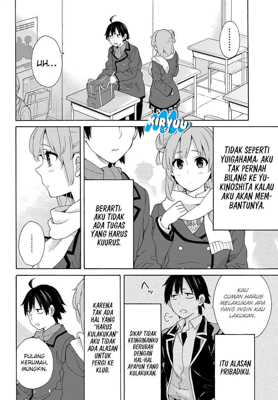 Yahari Ore no Seishun Love Comedy wa Machigatteiru.: Monologue Chapter 66 Gambar 15