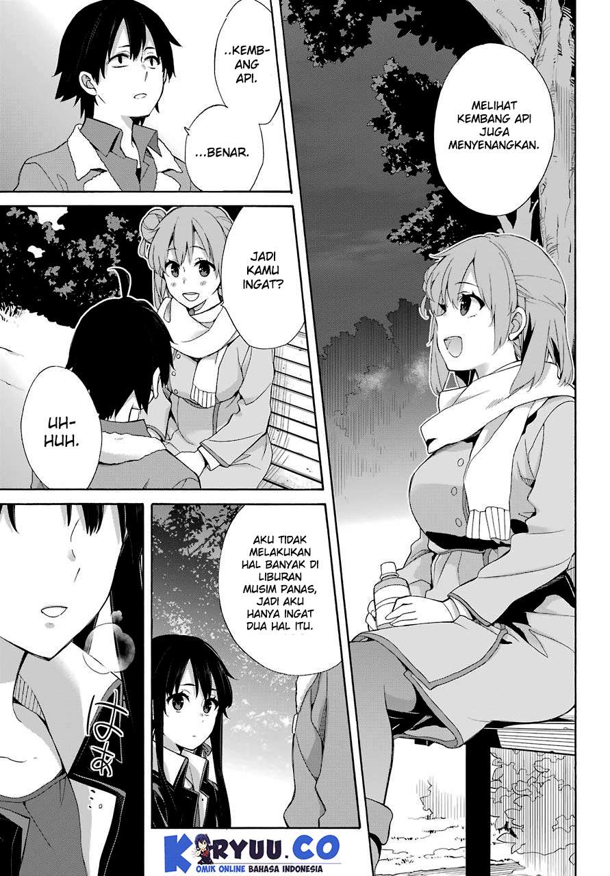 Yahari Ore no Seishun Love Comedy wa Machigatteiru.: Monologue Chapter 60 Gambar 11