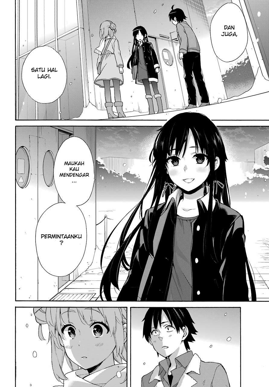 Yahari Ore no Seishun Love Comedy wa Machigatteiru.: Monologue Chapter 60 Gambar 3