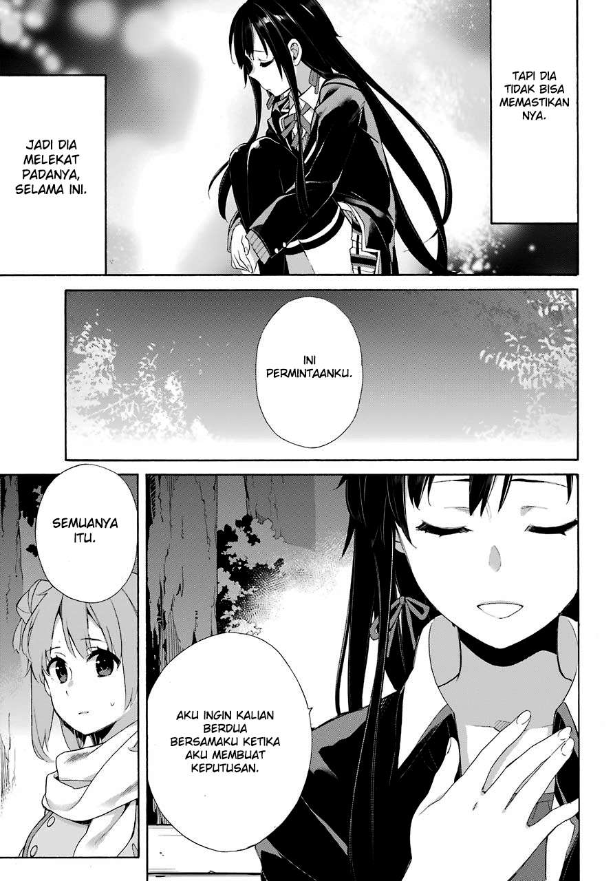 Yahari Ore no Seishun Love Comedy wa Machigatteiru.: Monologue Chapter 60 Gambar 33