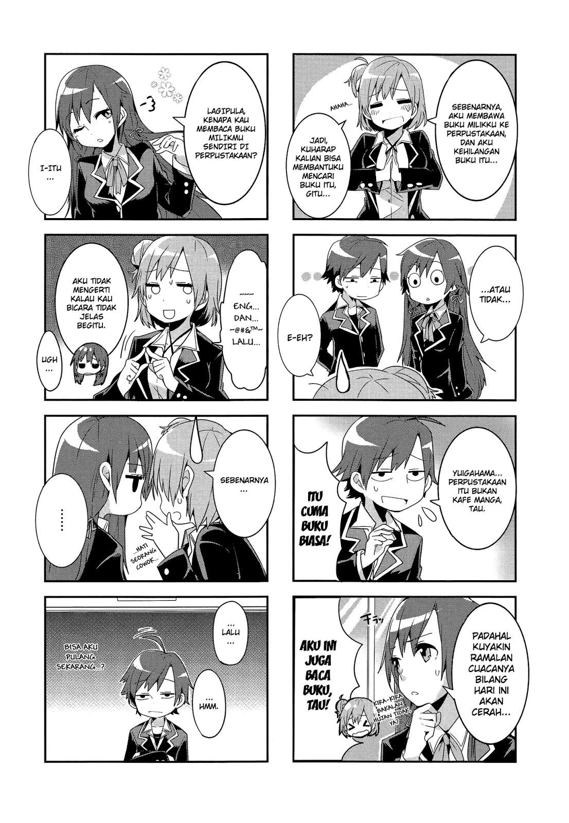 Yahari Ore no Seishun Love Comedy wa Machigatteiru.: Monologue Chapter 1 Gambar 17