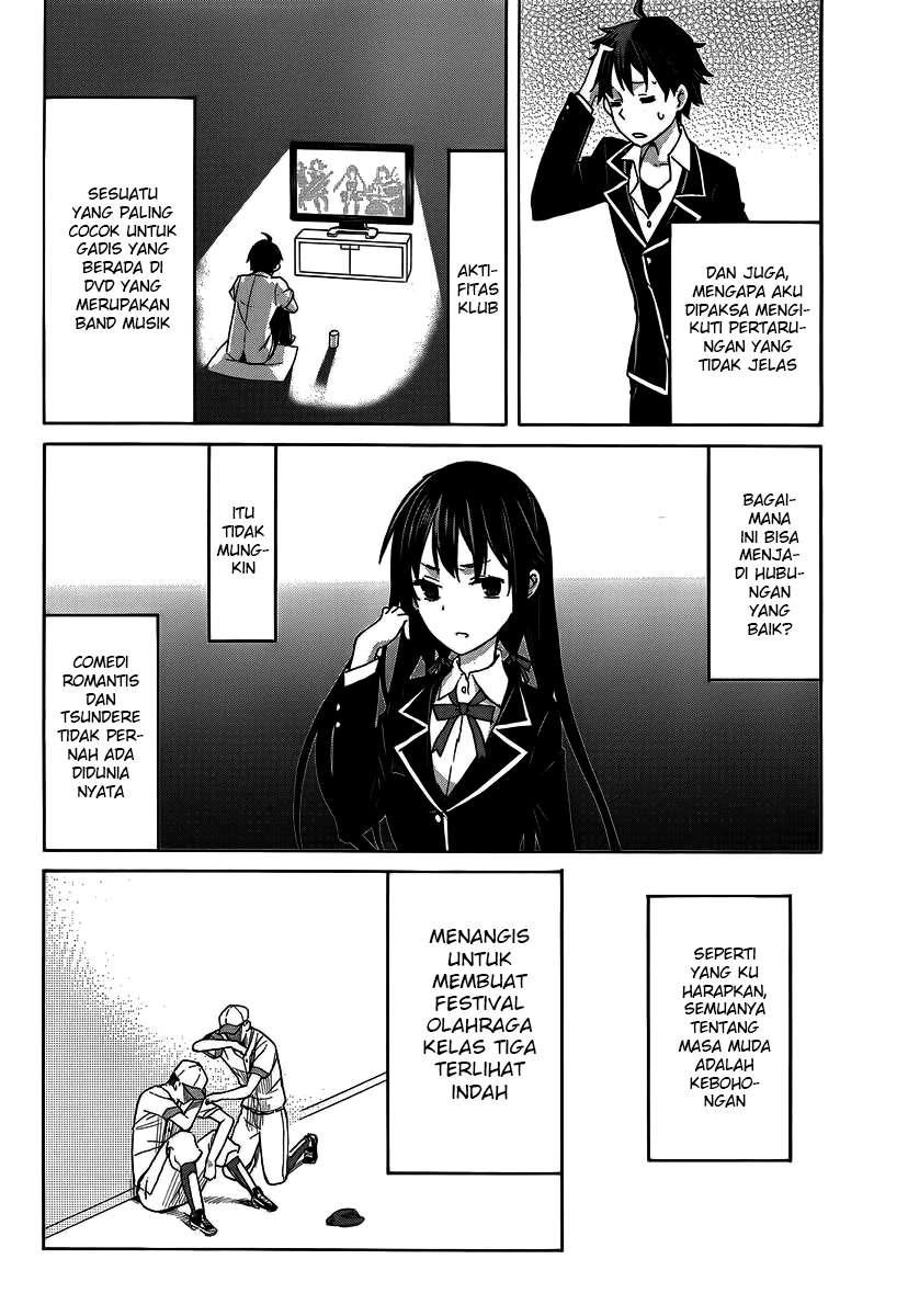 Yahari Ore no Seishun Love Comedy wa Machigatteiru.: Monologue Chapter 1 Gambar 54