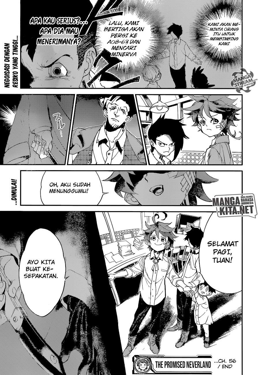 The Promised Neverland Chapter 56 Gambar 20