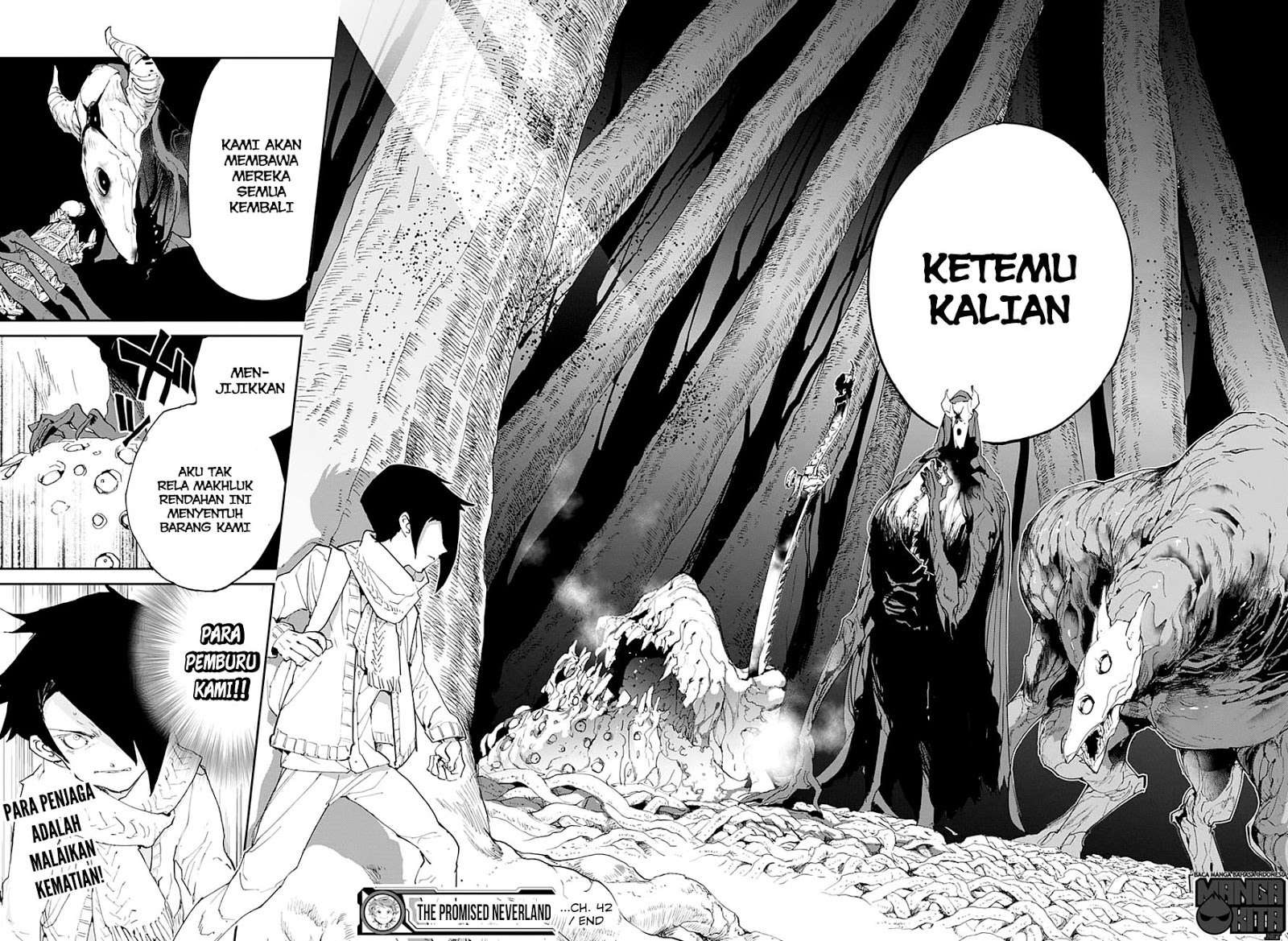 The Promised Neverland Chapter 42 Gambar 20