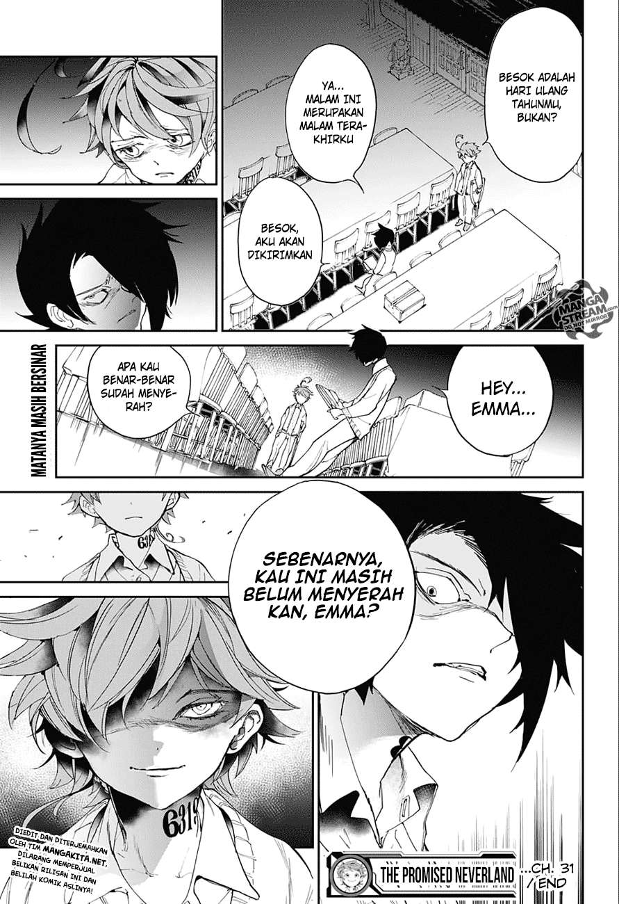 The Promised Neverland Chapter 31 Gambar 20