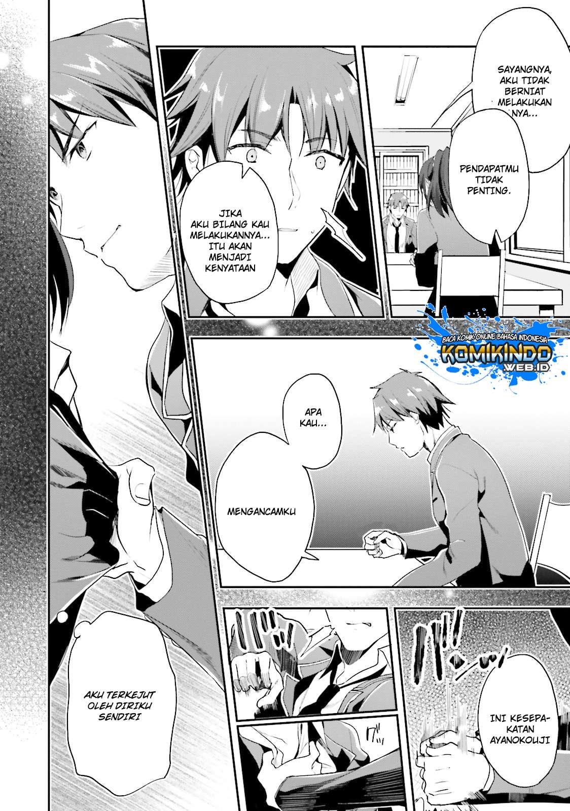 Youkoso Jitsuryoku Shijou Shugi no Kyoushitsu e Chapter 19 Gambar 13