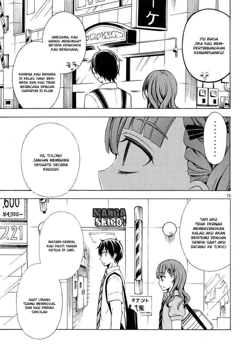 Watari-kun no xx ga Houkai Sunzen Chapter 27 Gambar 19