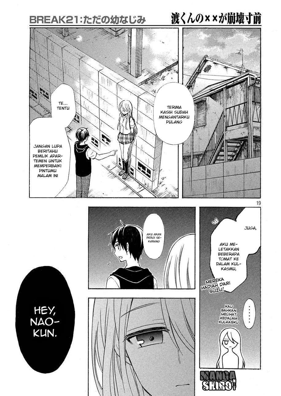 Watari-kun no xx ga Houkai Sunzen Chapter 24 Gambar 18