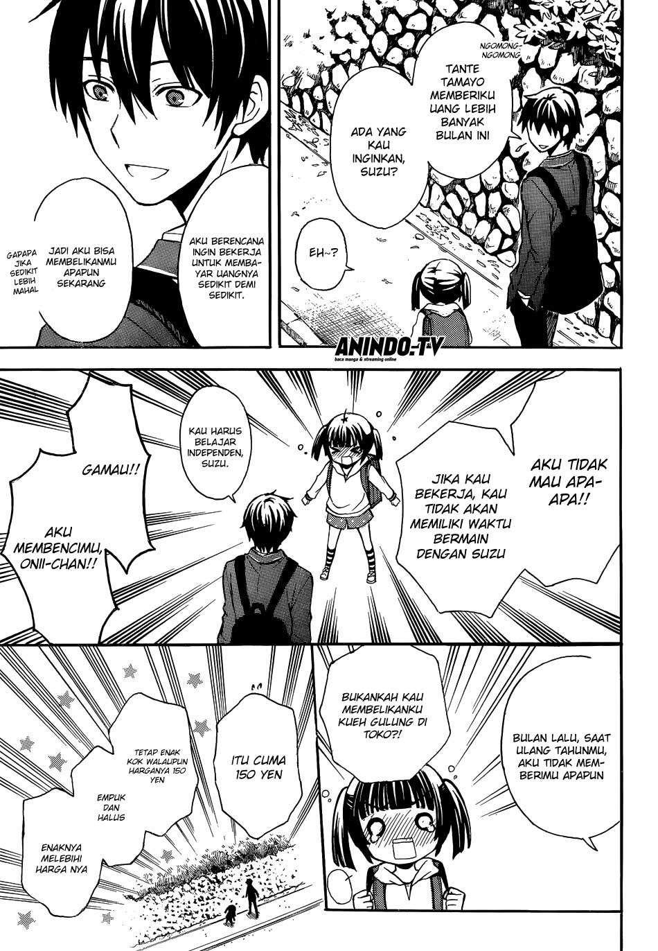 Watari-kun no xx ga Houkai Sunzen Chapter 1 Gambar 18