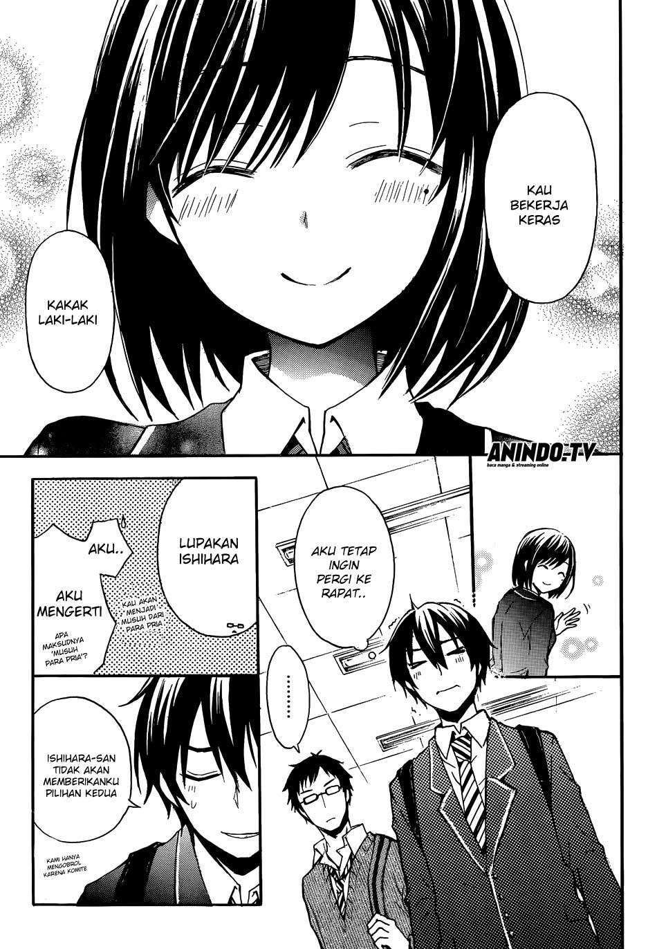 Watari-kun no xx ga Houkai Sunzen Chapter 1 Gambar 24