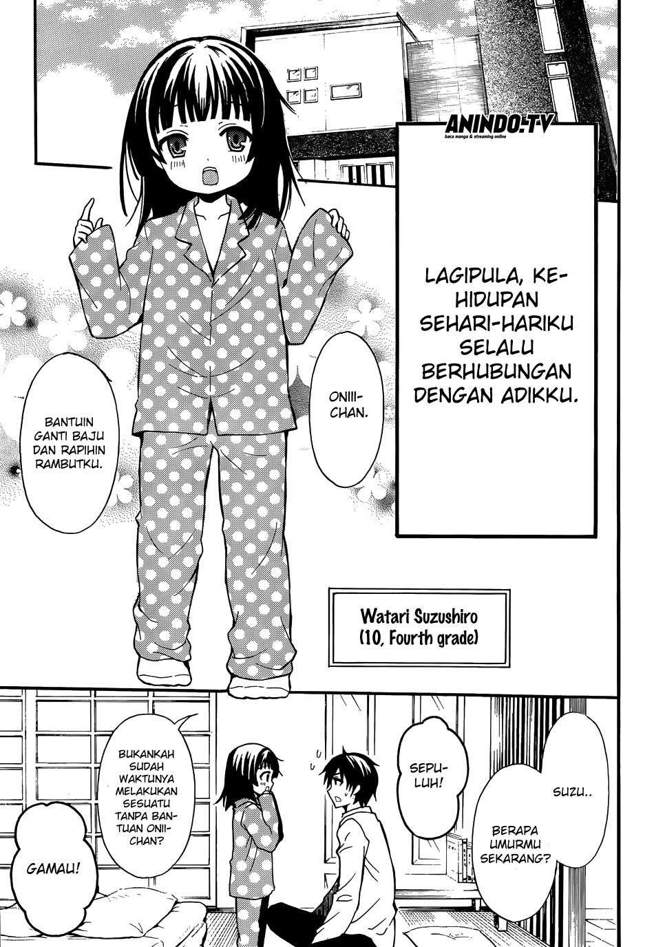 Watari-kun no xx ga Houkai Sunzen Chapter 1 Gambar 8