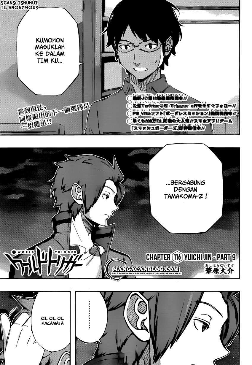Baca Komik World Trigger Chapter 116 Gambar 1