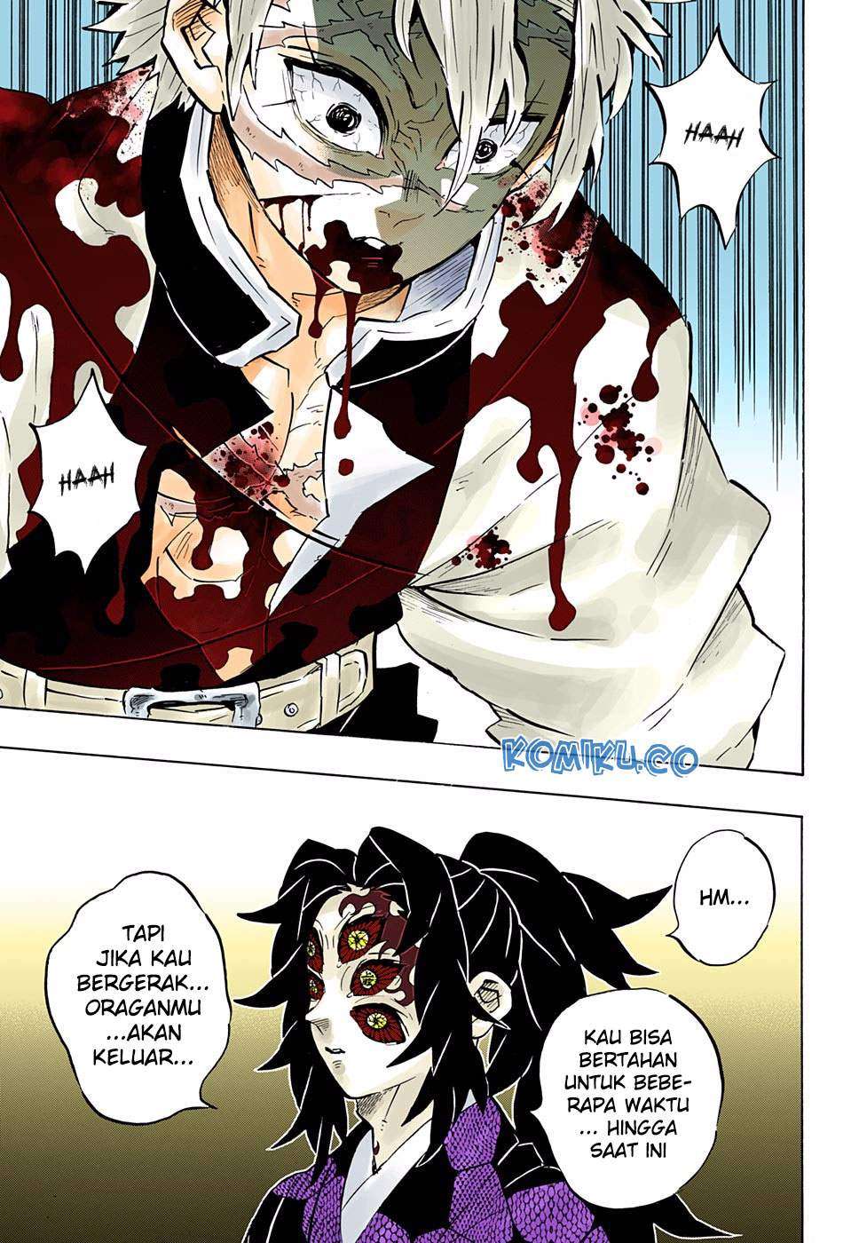 Kimetsu no Yaiba Chapter 167 Gambar 17