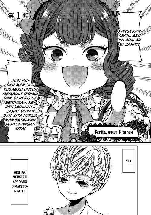 Baca Komik Jishou Akuyaku Reijou na Konyakusha no Kansatsu Kiroku Chapter 1 Gambar 1