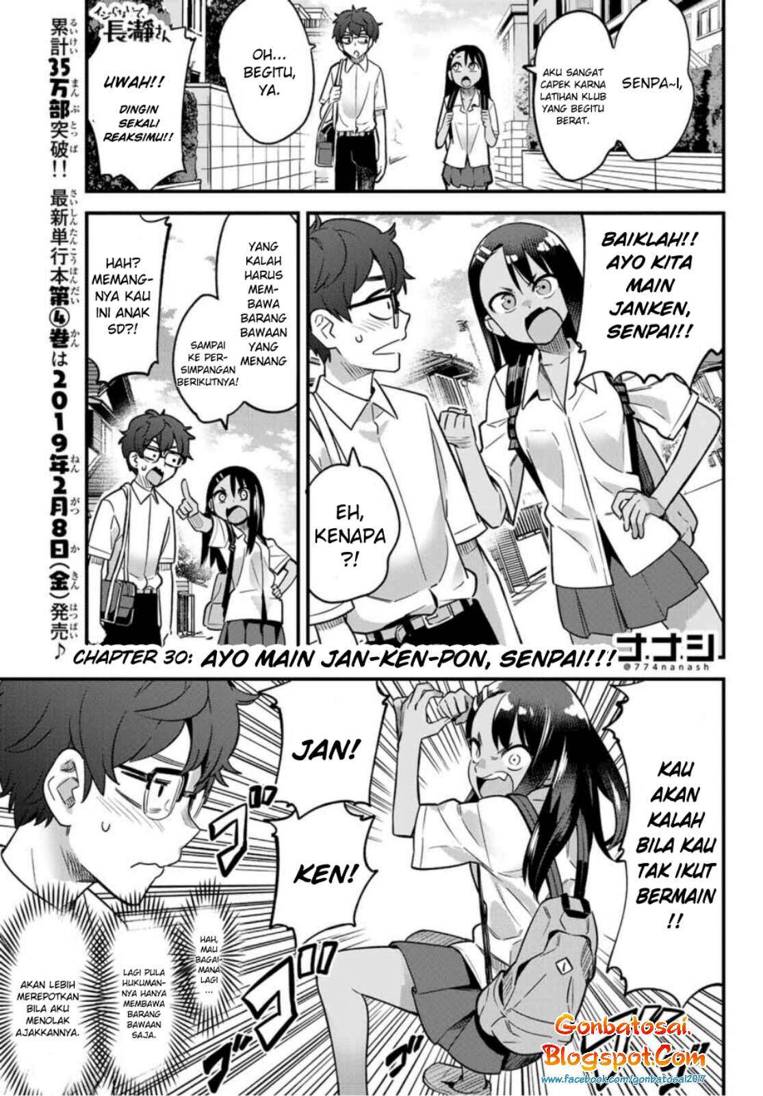 Baca Manga Ijiranaide, Nagatoro-san Chapter 30 Gambar 2