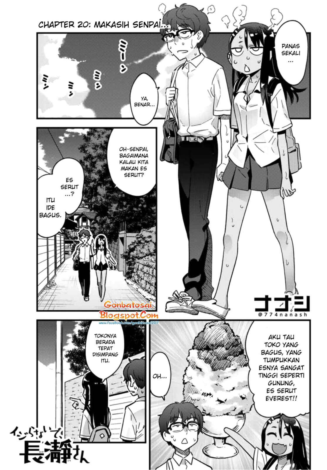 Baca Manga Ijiranaide, Nagatoro-san Chapter 20 Gambar 2