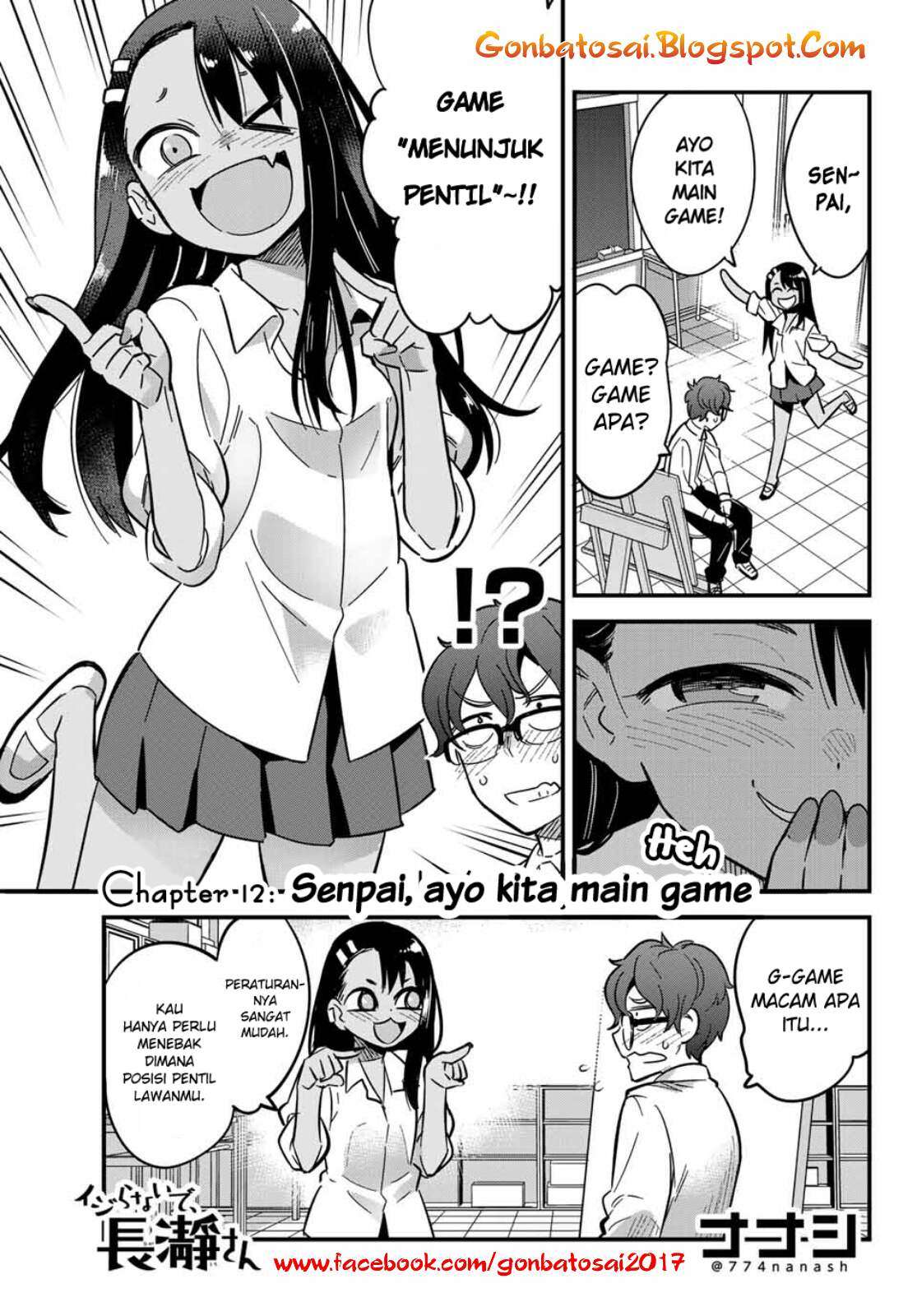 Baca Manga Ijiranaide, Nagatoro-san Chapter 12 Gambar 2